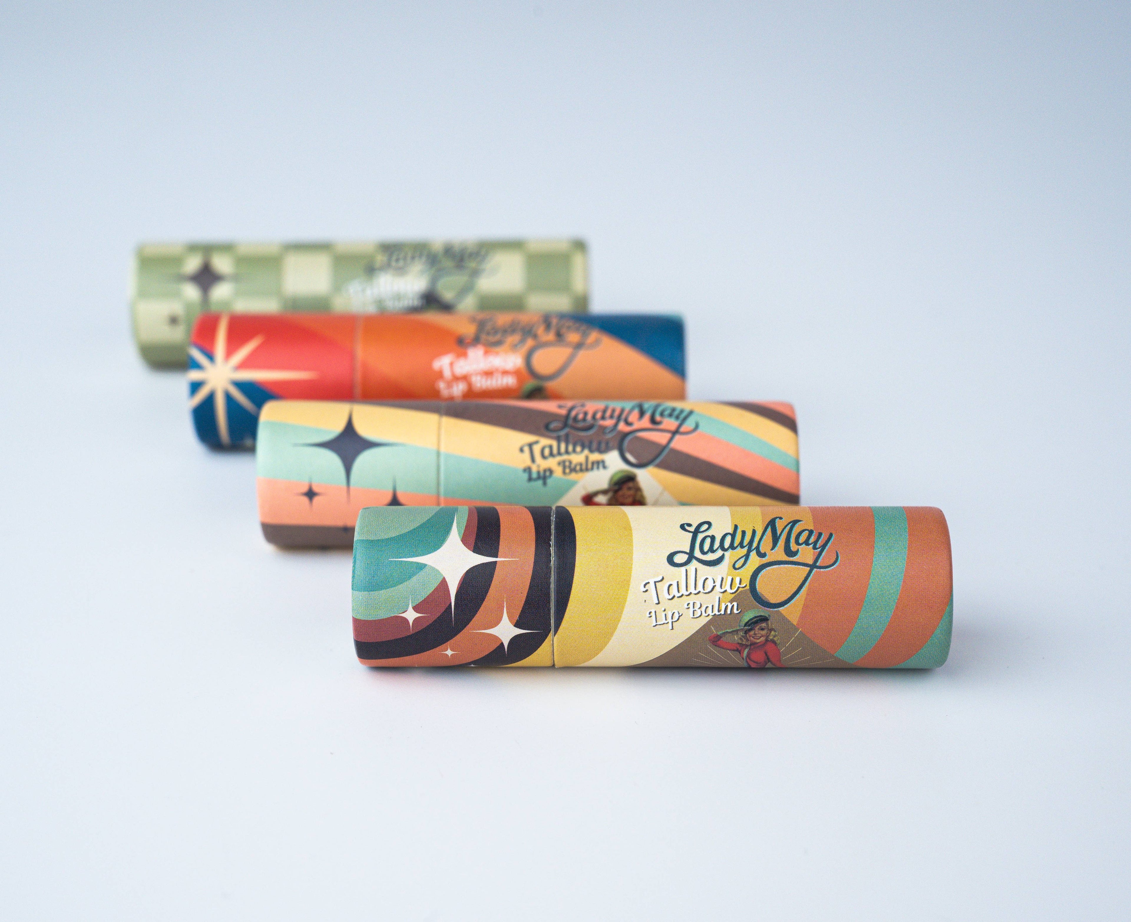 Tallow Lip Moisturizer with Beeswax & Jojoba Oil