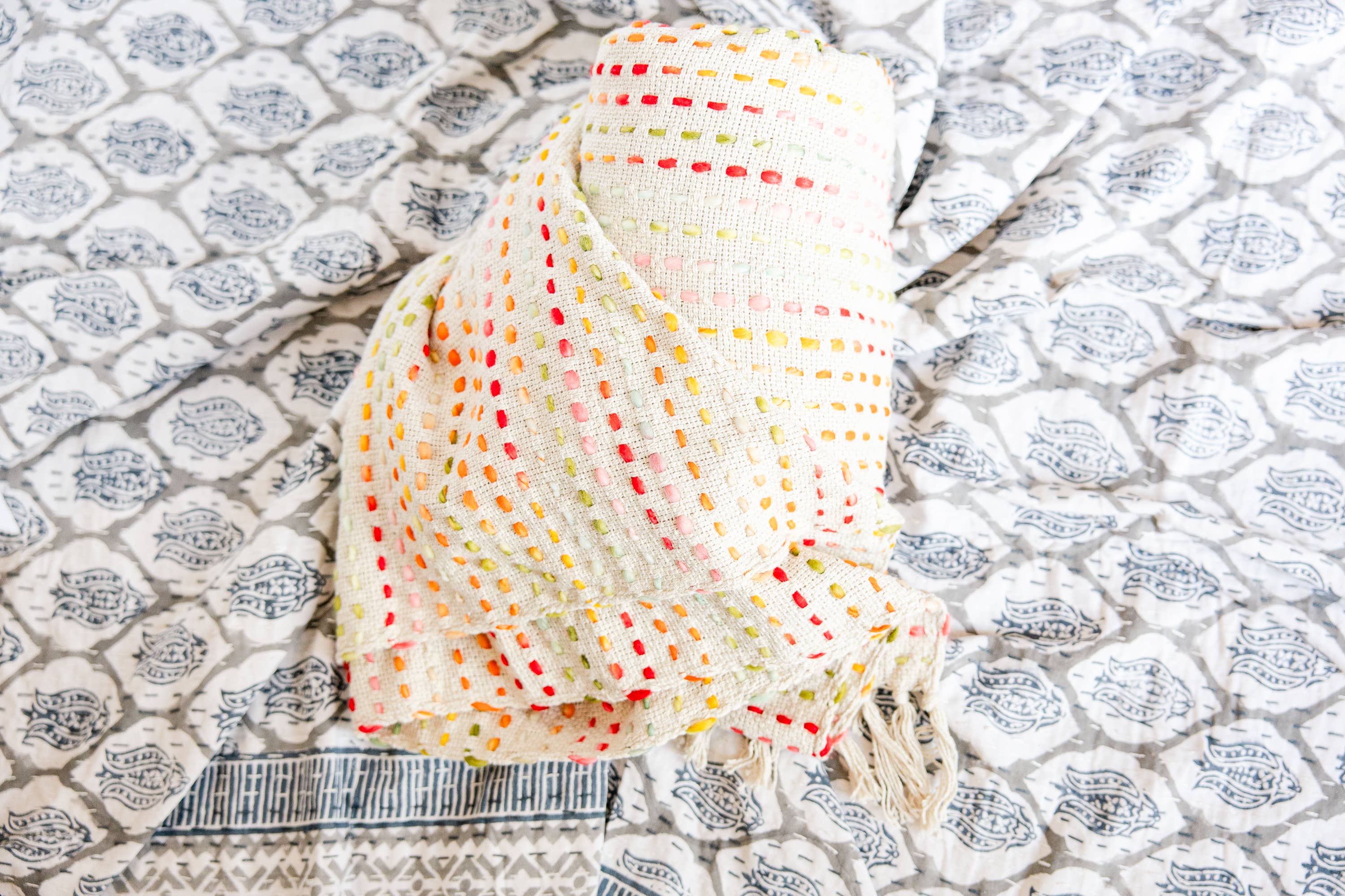 Handwoven Confetti Throw