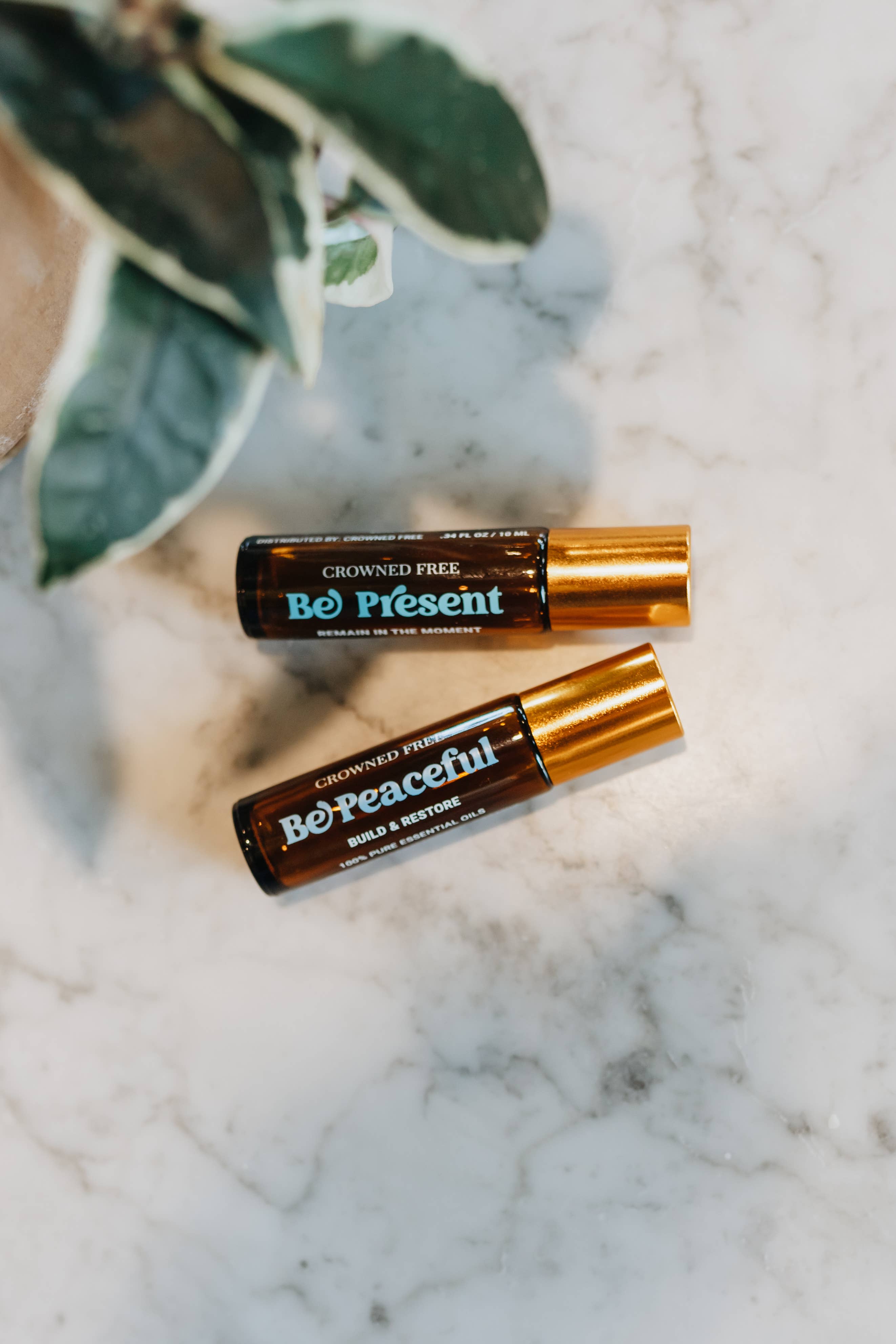 Be Peaceful Essential Oil Rollerball, assembled by survivors