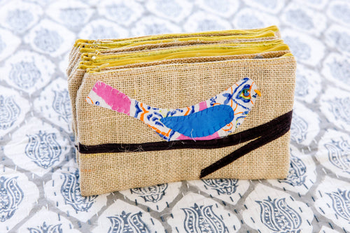 Bella Bird Pouch Silk Lined